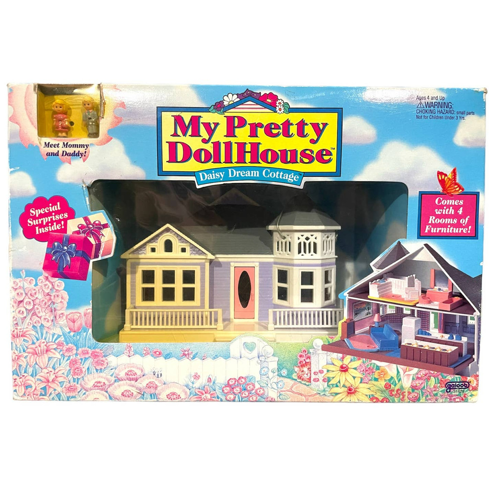 NIB Vintage 1994 My Pretty Doll House by Lewis Galoob Toys 31660